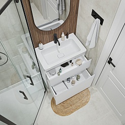 Vivon Тумба под раковину Shelly 70 белая матовая – фотография-3